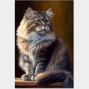 Siberian Cat Posters and Art